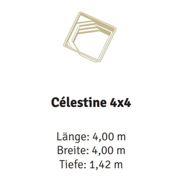 Célestine 4x4 2D-Skizze