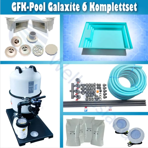 Gfk Pool Galaxite 6 Komplettset