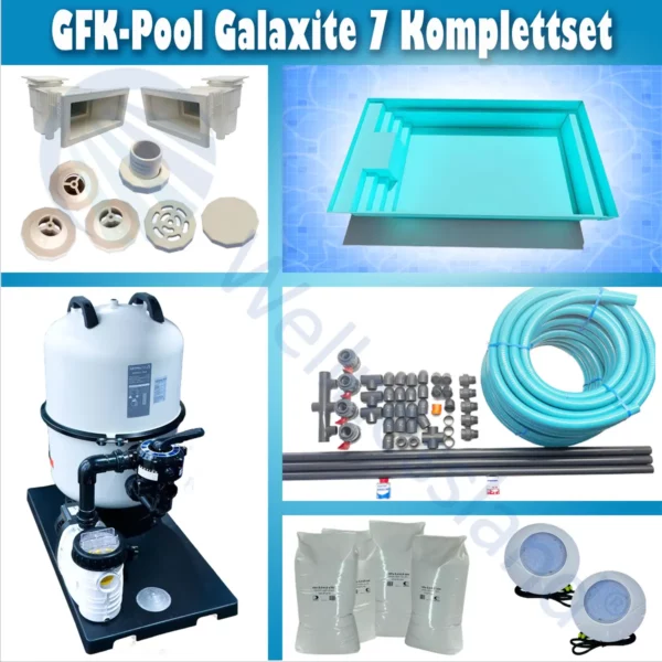 Gfk Pool Galaxite 7 Komplettset