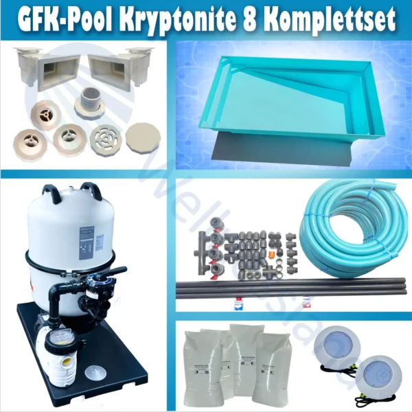 Gfk Pool Kryptonite 8 Komplettset