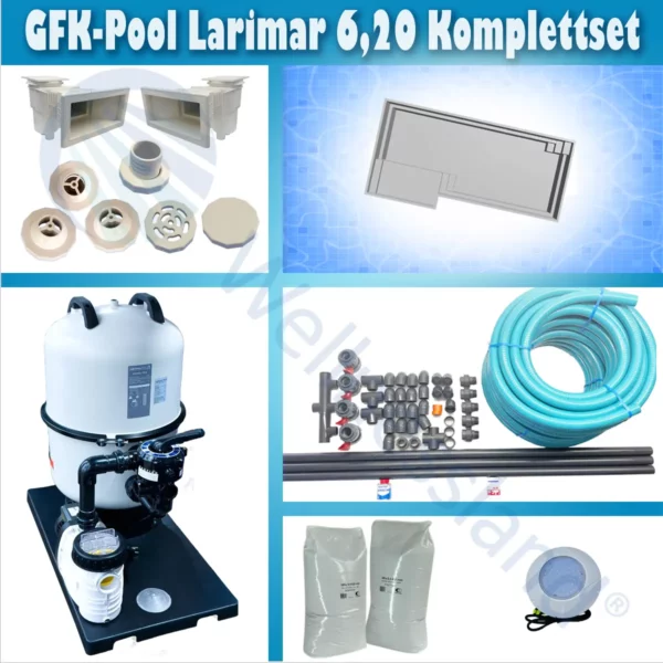 Gfk Pool Larimar 6 20 Komplettset