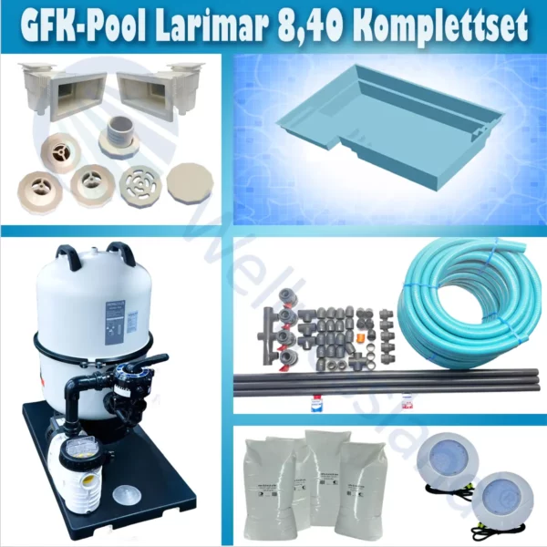 Gfk Pool Larimar 8 40 Komplettset