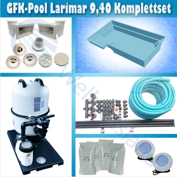 Gfk Pool Larimar 9 40 Komplettset