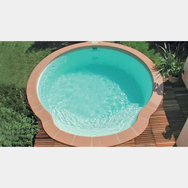 GFK Pool Nacre - Schwimmbad im Garten