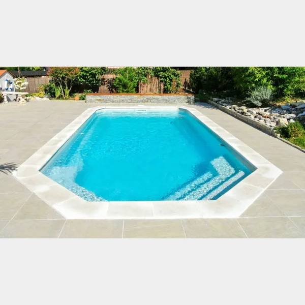 GFK Pool Onyx 7,50 - Schwimmbecken auf der Terrasse