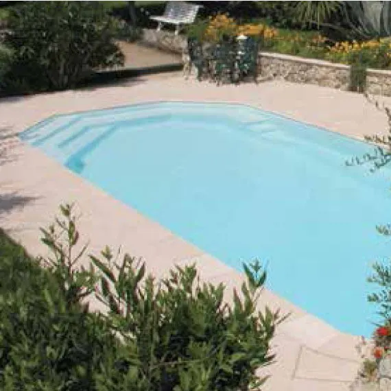 GFK Pool Onyx 7,50 - eigener Swimmingpool im Garten
