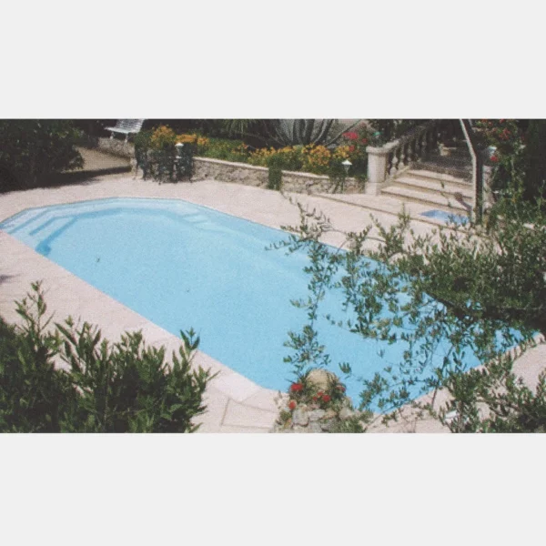 GFK Pool Onyx 8,50 - Schwimmbecken auf der Terrasse