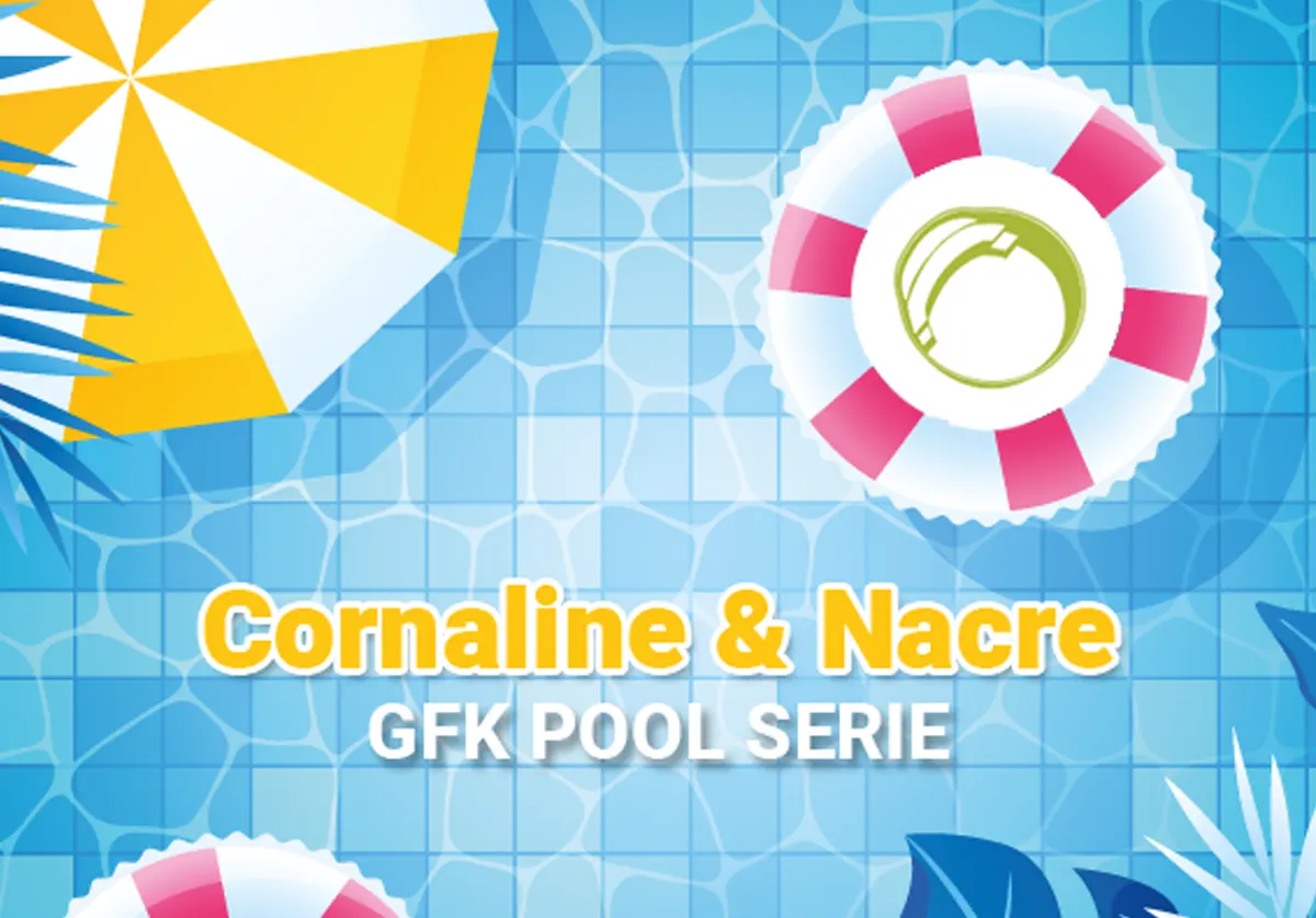 GFK Pool Serie Cornaline und Nacre