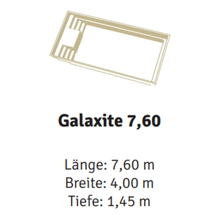 Galaxite 7,60 2D Skizze