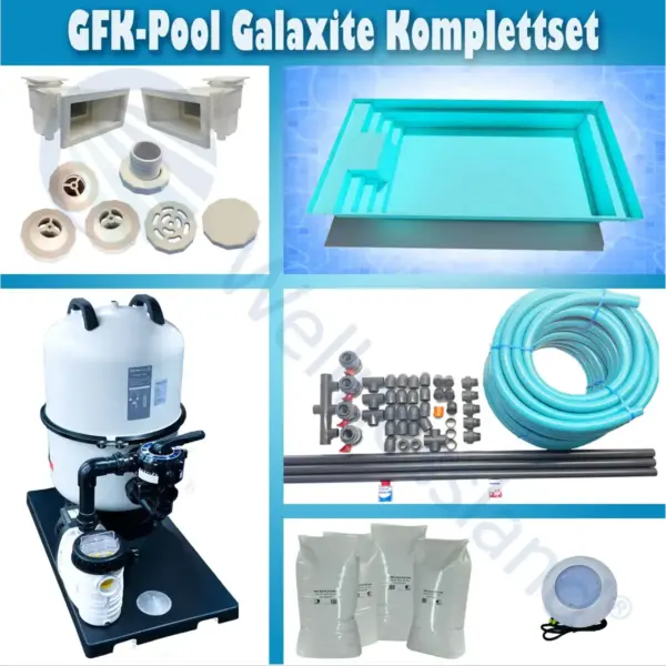GFK Pool Komplettpaket Galaxite