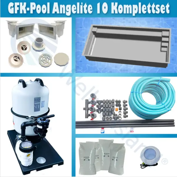 Gfk Pool Angelite 10 Komplettset