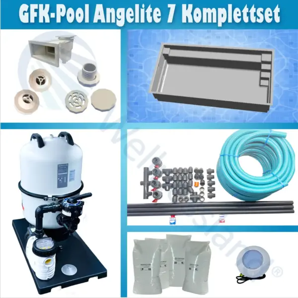Gfk Pool Angelite 7 Komplettset