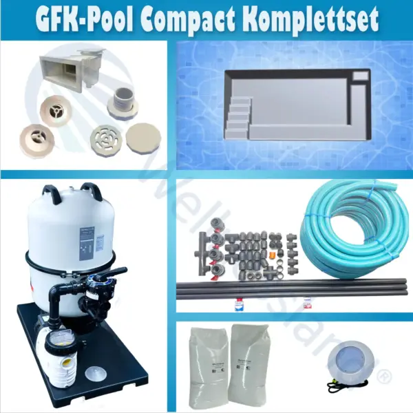 Gfk Pool Compact Komplettset